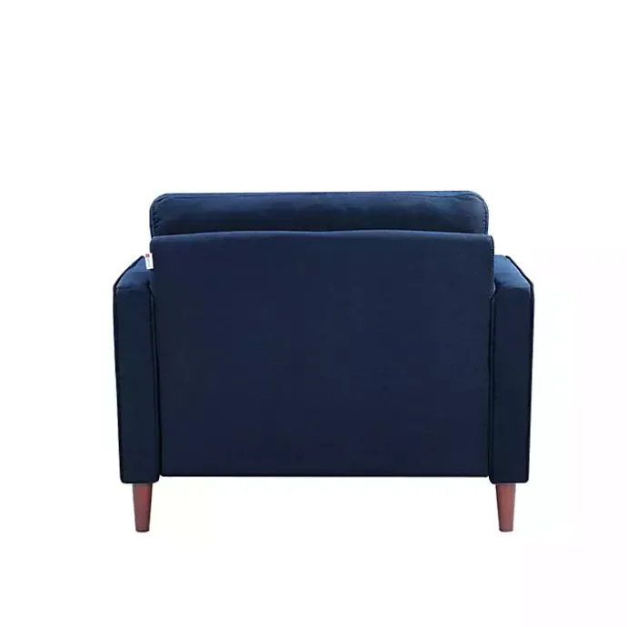Kirklands Home Navy Chelsea Modern Accent Chair Blue