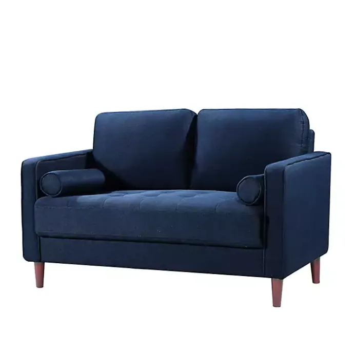 Sale Kirklands Home Navy Chelsea Modern Loveseat Blue