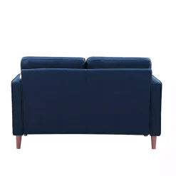 Sale Kirklands Home Navy Chelsea Modern Loveseat Blue