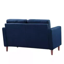 Sale Kirklands Home Navy Chelsea Modern Loveseat Blue