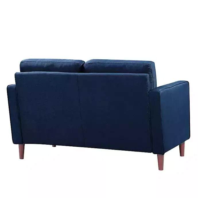 Sale Kirklands Home Navy Chelsea Modern Loveseat Blue