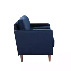 Sale Kirklands Home Navy Chelsea Modern Loveseat Blue