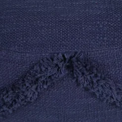 Clearance Kirklands Home Navy Diamond Tufted Pouf Blue