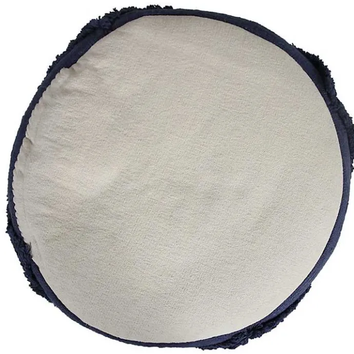 Clearance Kirklands Home Navy Diamond Tufted Pouf Blue