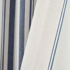 Best Kirklands Home Navy Farmhouse Stripe Curtain Panels, Set of 2