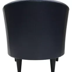 Outlet Kirklands Home Navy Faux Leather Winslow Accent Chair Blue