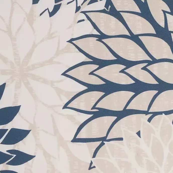 Sale Kirklands Home Navy Floral Chevron Outdoor Throw Pillow Blue