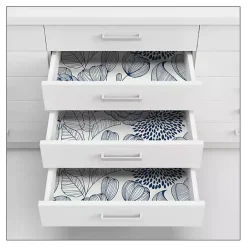 Sale Kirklands Home Navy Floral Garden Peel & Stick Wallpaper Blue