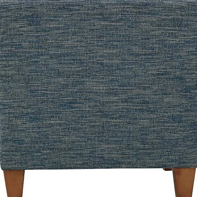 Best Kirklands Home Navy Fynn Upholstered Accent Chair Blue