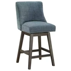 Clearance Kirklands Home Navy Greenfield Counter Stool Blue