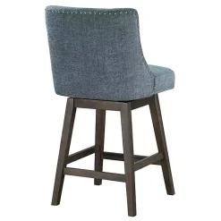 Clearance Kirklands Home Navy Greenfield Counter Stool Blue
