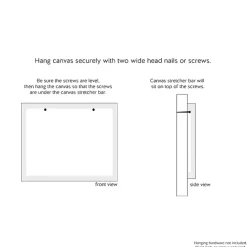 Outlet Kirklands Home Navy Hello Fall Wood Plank Canvas Wall Art