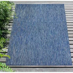 Sale Kirklands Home Navy Intertwine Indoor/Outdoor Area Rug, 7x9 Blue