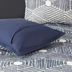 Clearance Kirklands Home Navy Jacquard 3-pc. California King Comforter Set