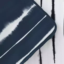 Outlet Kirklands Home Navy Linear Reversible 3-pc. Queen Quilt Set