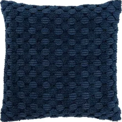 Best Kirklands Home Navy Looped Cotton Throw Pillow Blue