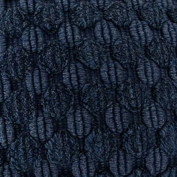 Best Kirklands Home Navy Looped Cotton Throw Pillow Blue