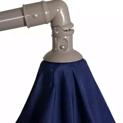 Online Kirklands Home Navy Offset Hand Crank Outdoor Umbrella