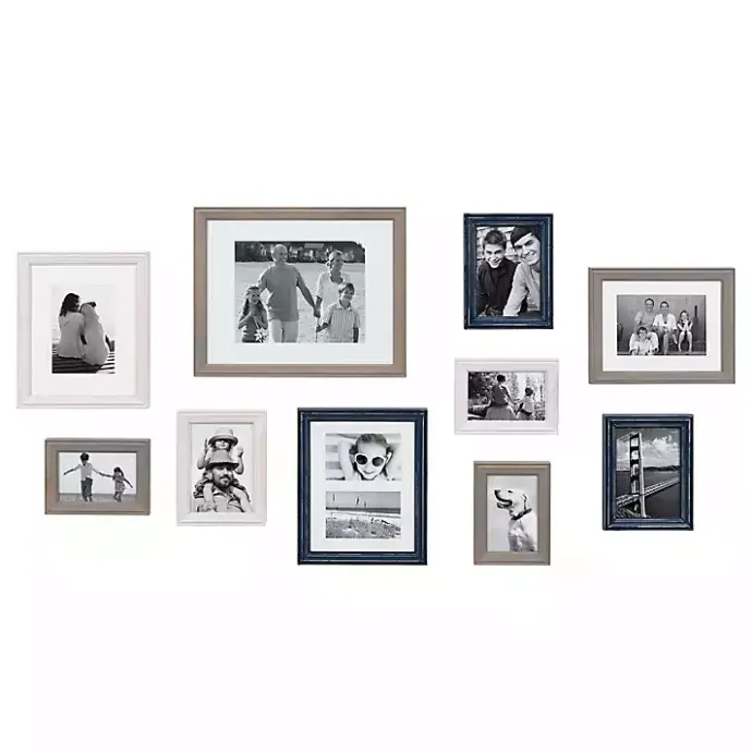 Online Kirklands Home Navy 10-pc. Gallery Wall Picture Frame Set