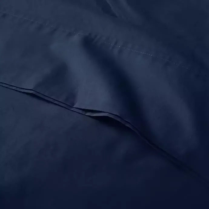 Best Kirklands Home Navy Peached Percale 4-pc. King Sheet Set Blue