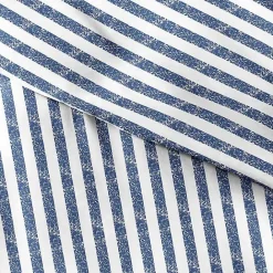 Sale Kirklands Home Navy Rugged Stripe 2-pc. Twin Duvet Cover Set