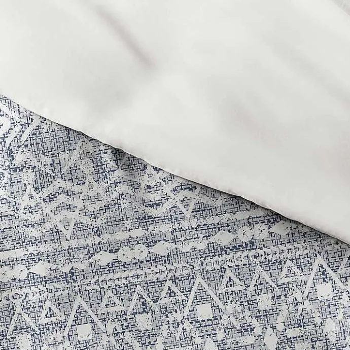 Outlet Kirklands Home Navy Rustic Modern 2-pc. Twin Duvet Cover Set