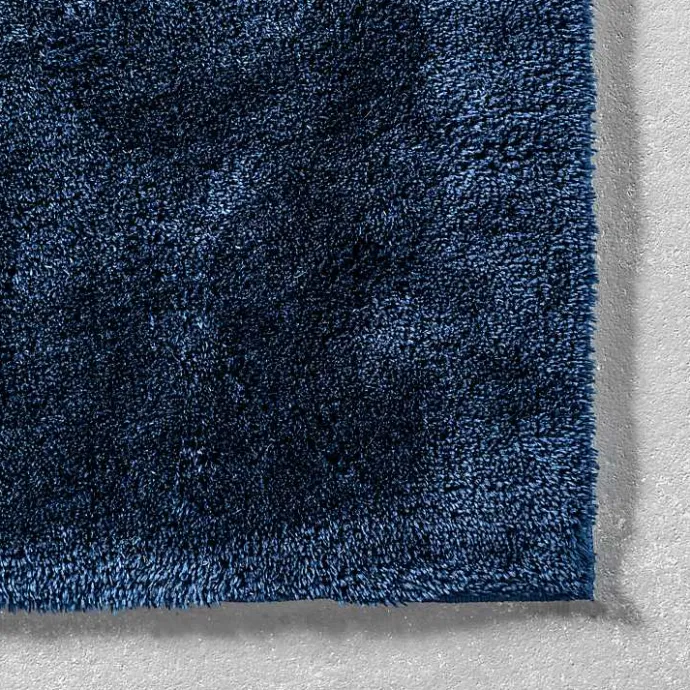 Best Kirklands Home Navy Shag Washable Area Rug, 5x8 Blue