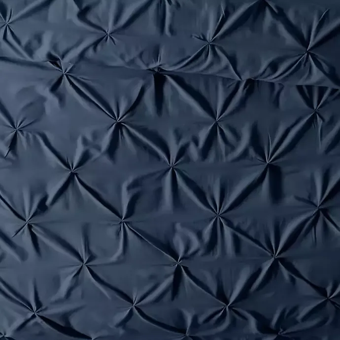 Discount Kirklands Home Navy Soft Pinched 3-pc. Twin Duvet Cover Set Blue