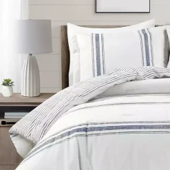Sale Kirklands Home Navy Stripe 3-pc. Full/Queen Comforter Set