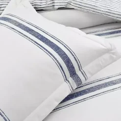 Sale Kirklands Home Navy Stripe 3-pc. Full/Queen Comforter Set