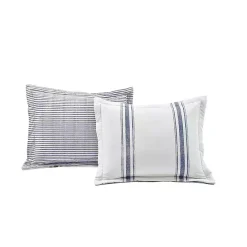Sale Kirklands Home Navy Stripe 3-pc. Full/Queen Comforter Set