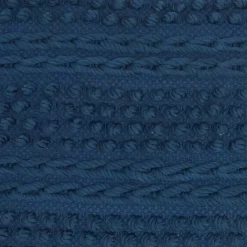 Online Kirklands Home Navy Textured Stripes Pillow Blue