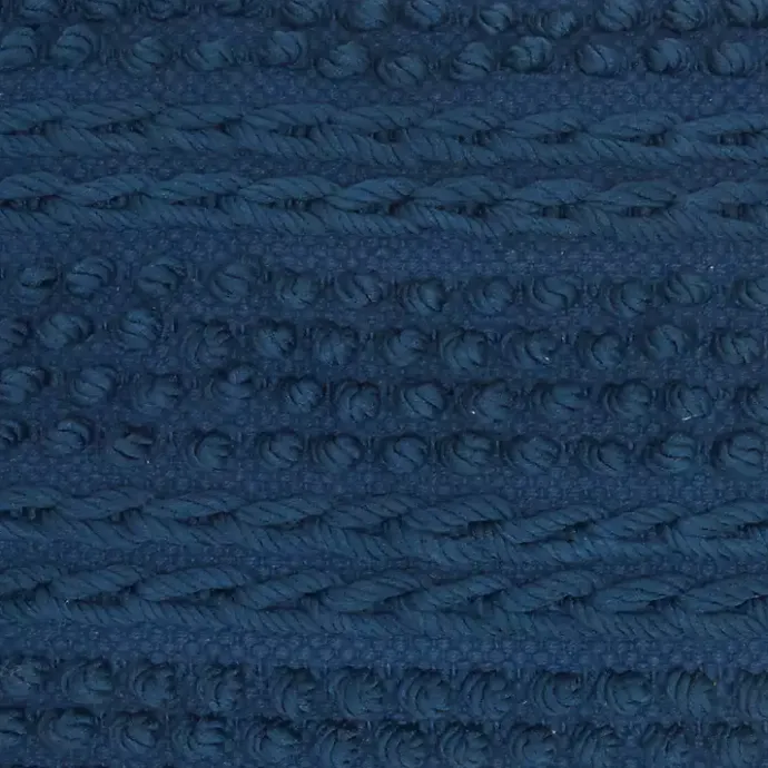 Online Kirklands Home Navy Textured Stripes Pillow Blue