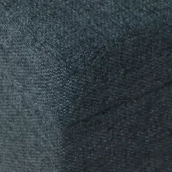 Online Kirklands Home Navy Upholstered Square Storage Ottoman Blue