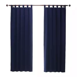 Best Kirklands Home Navy Weathermate Curtain Panel, 72 in Blue