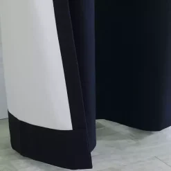 Best Kirklands Home Navy Weathermate Curtain Panel, 72 in Blue