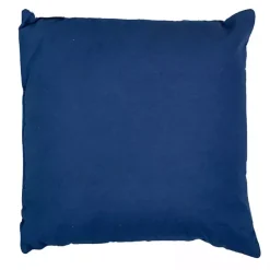 Discount Kirklands Home Navy Woven Lines Pillow Blue