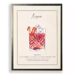 Hot Kirklands Home Negroni Framed Art Print Purple