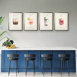 Hot Kirklands Home Negroni Framed Art Print Purple