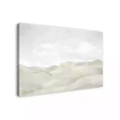 Clearance Kirklands Home Neutral Abstract Canvas Art Print, 48x32 in. Gray