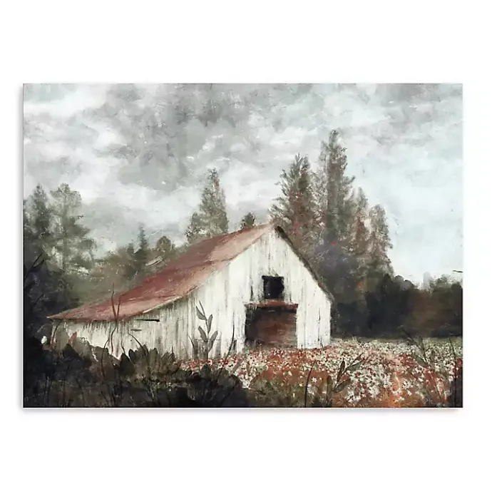 Sale Kirklands Home Neutral Barn Canvas Art Print, 24x18 in.