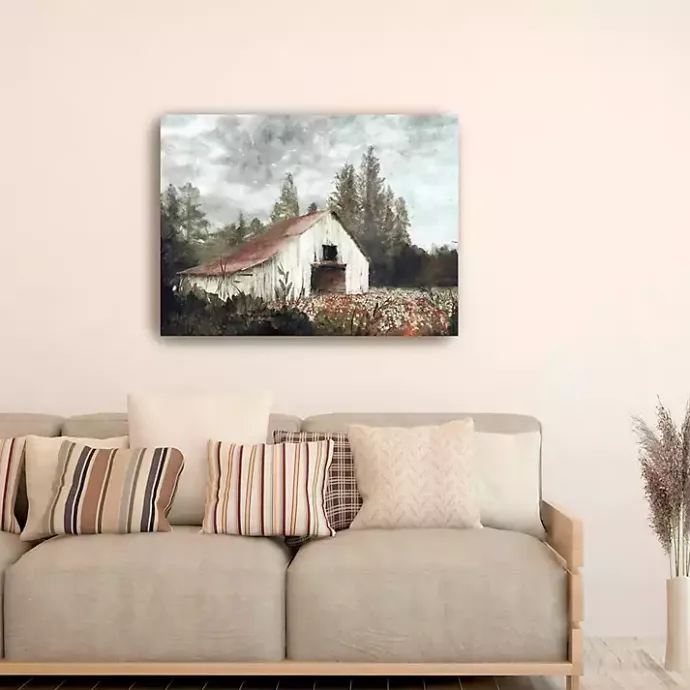 Best Kirklands Home Neutral Barn Canvas Art Print, 40x30 in.
