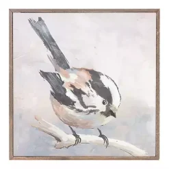 Kirklands Home Neutral Birds Framed Canvas Art Prints, Set of 2