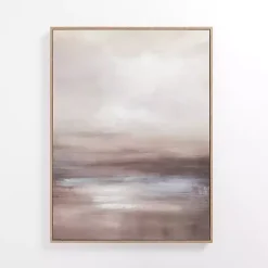 Outlet Kirklands Home Neutral Brown Abstract Framed Canvas Art Print