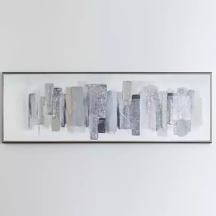 Clearance Kirklands Home Neutral Brush Strokes Framed Art Print