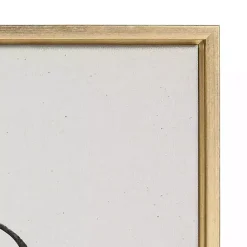 New Kirklands Home Neutral Circles Framed Canvas Art Prints, Set of 2