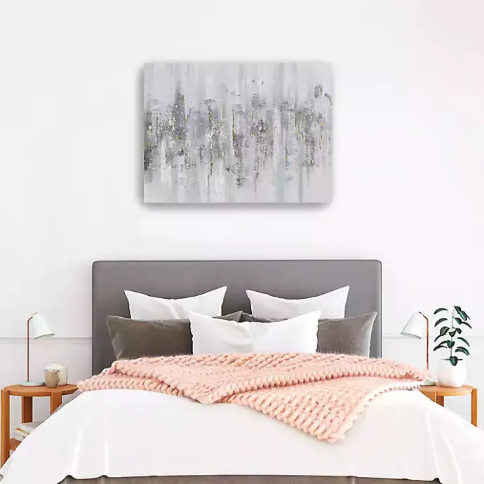 Outlet Kirklands Home Neutral Columns Canvas Art Print Gray