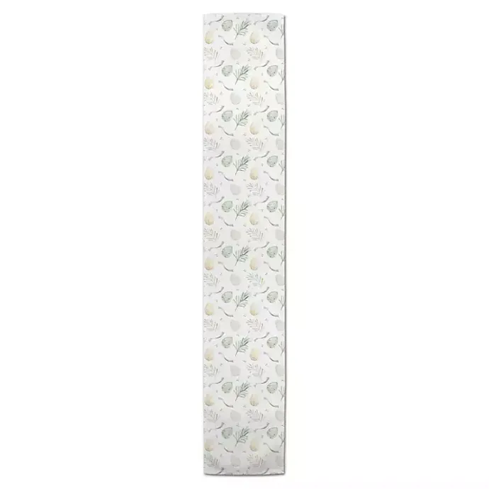 Best Kirklands Home Neutral Eggs and Ribbon Table Runner, 90 in.