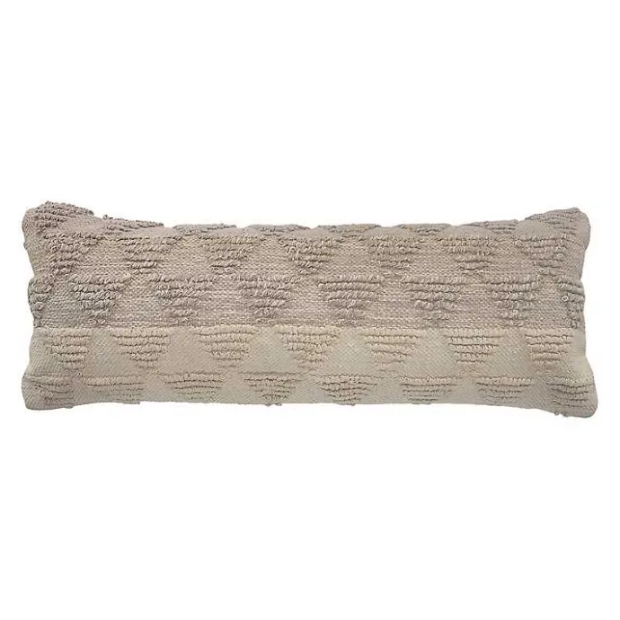Hot Kirklands Home Neutral Gradient Diamonds Lumbar Pillow Tan