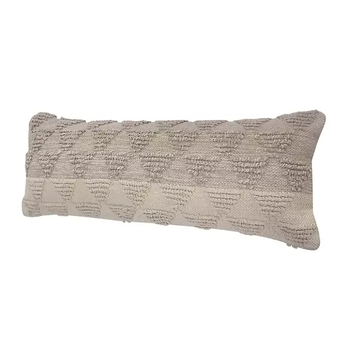 Hot Kirklands Home Neutral Gradient Diamonds Lumbar Pillow Tan